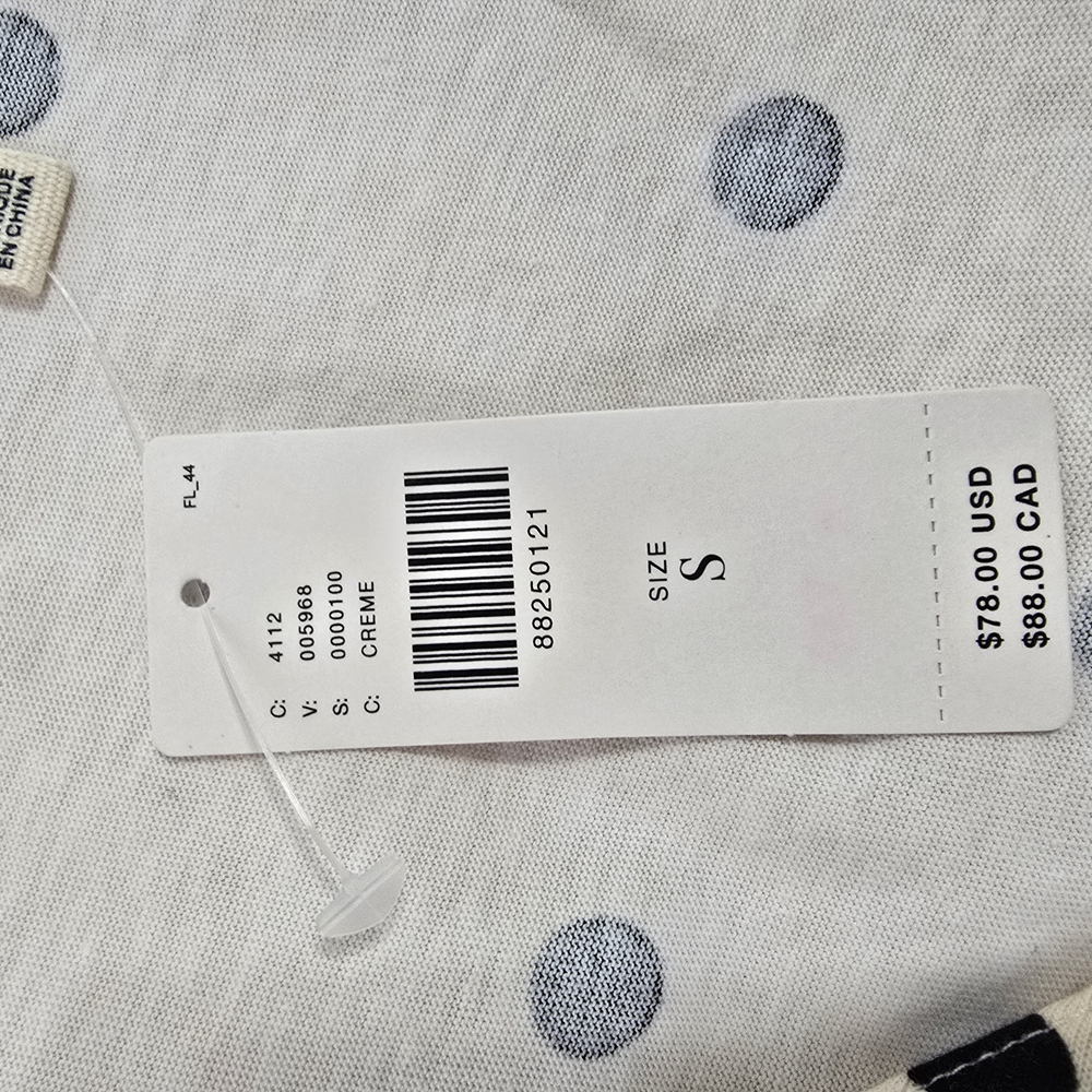 Cream Polka Dot Blouse : Anthropologie - Picture 12 of 12